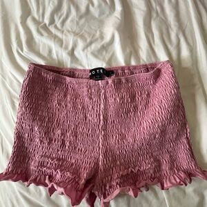 Motel Rocks High Waist Mauve pink Shorts